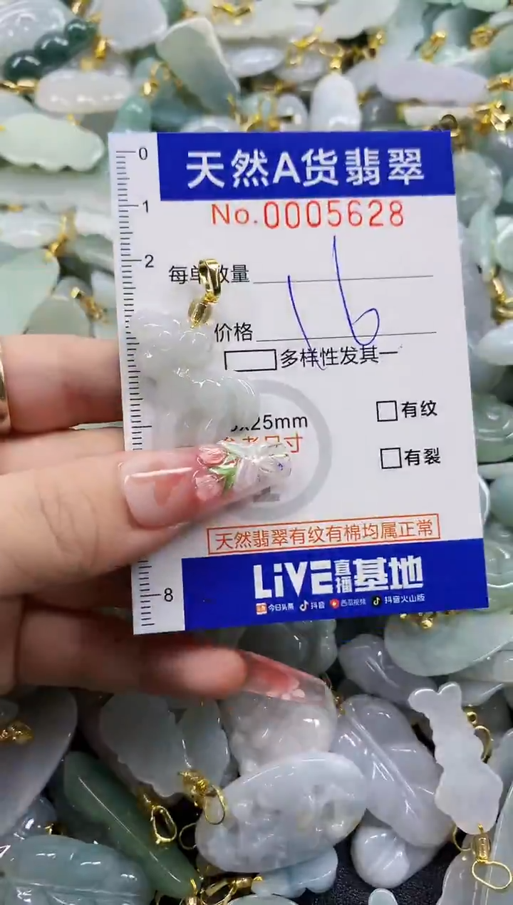 颈饰未镶嵌翡翠天然A货翡翠