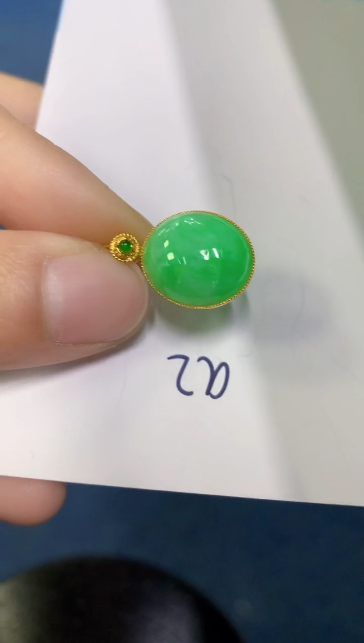 【闪购商品】翡翠颈饰18K金镶嵌000000000
