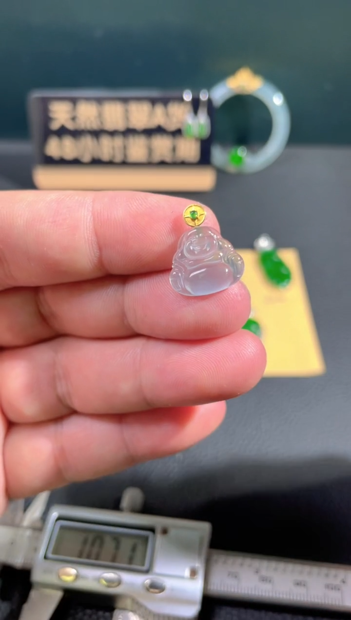 【闪购商品】翡翠颈饰18K金镶嵌翡翠