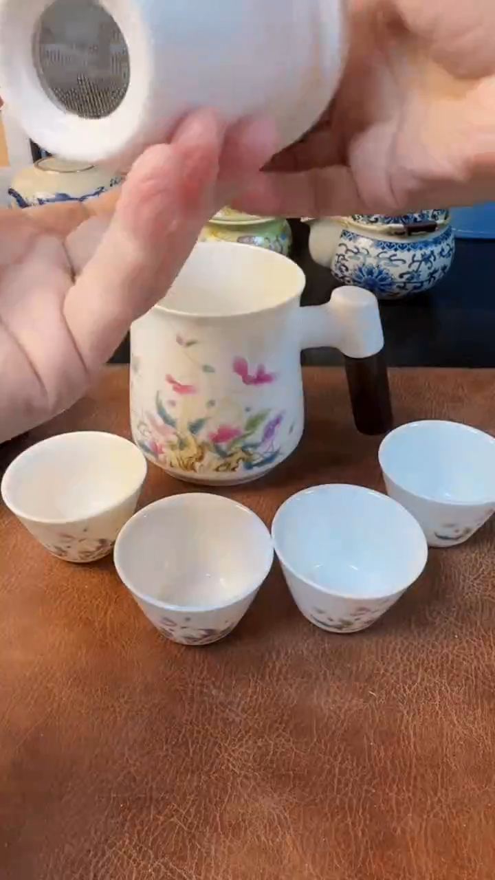 【闪购商品】杯德化白瓷，快客茶具