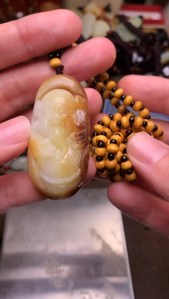 颈饰未镶嵌和田玉新疆料青海料清水和田玉吊坠