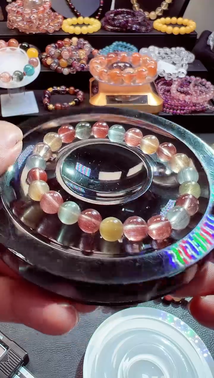 未镶嵌手链水晶杨**~    22