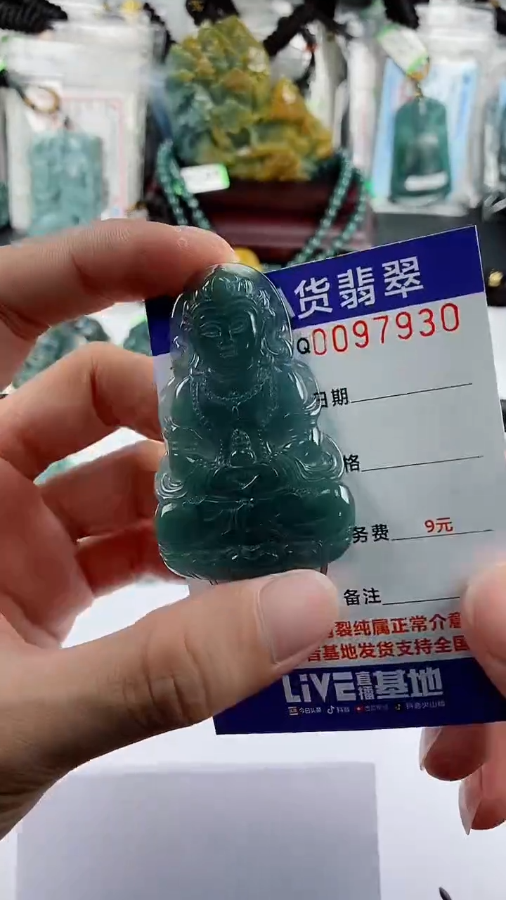 【闪购商品】翡翠颈饰未镶嵌 多样性一件随机发货 度母观音99