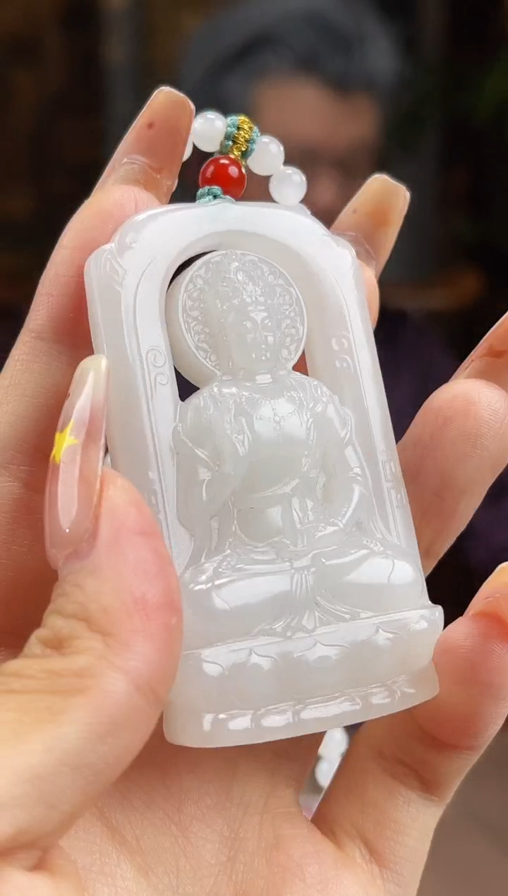 和田玉未镶嵌颈饰S735