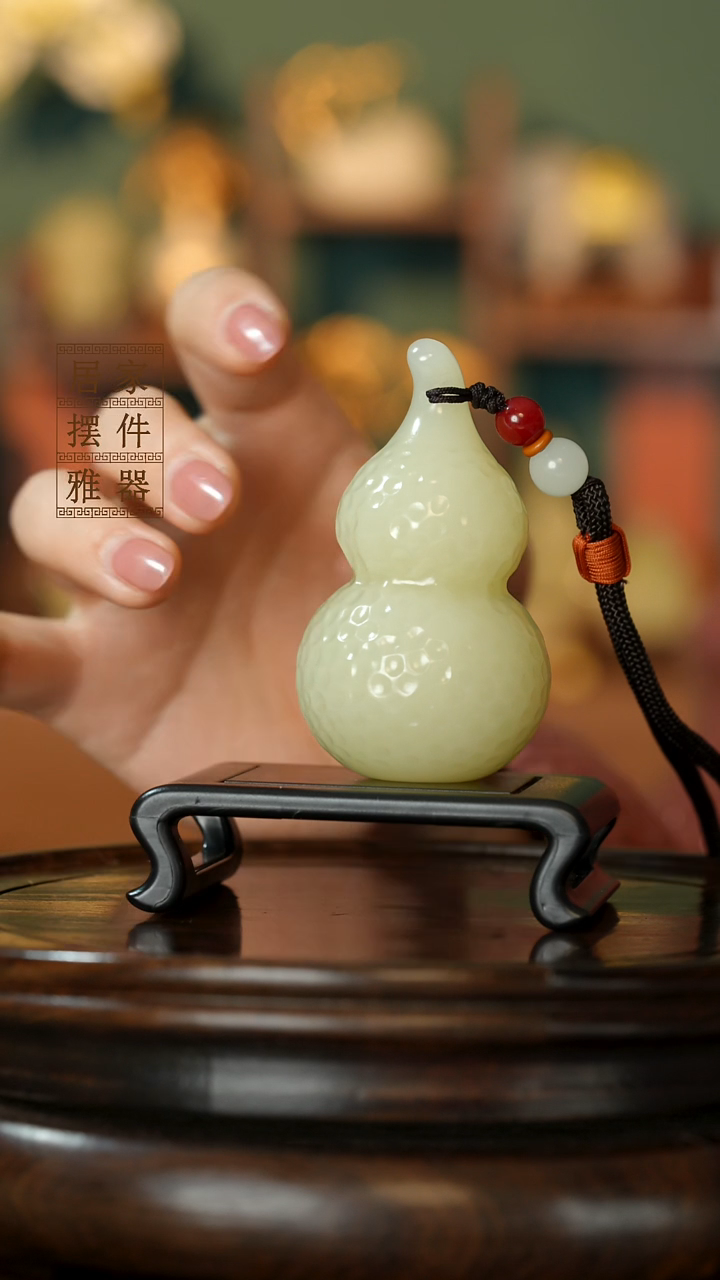 玉《福禄不断葫芦》摆件