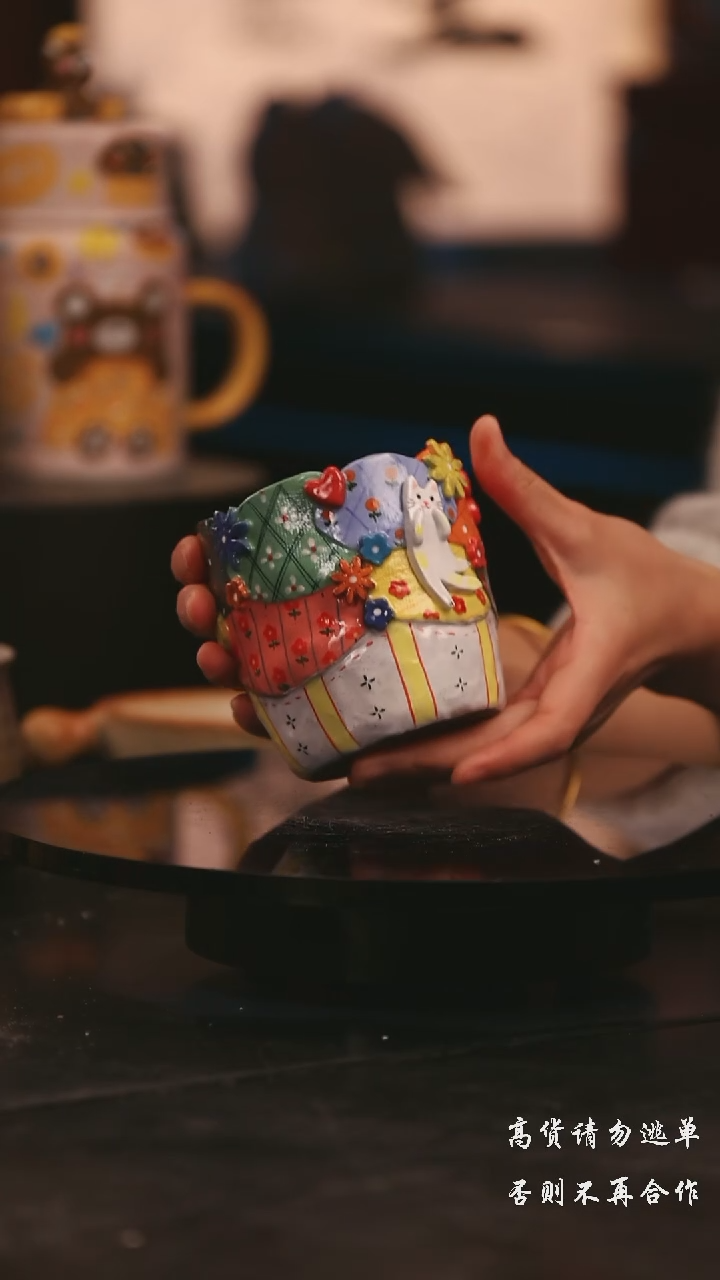 陶瓷景德镇可爱设计师款陶瓷 