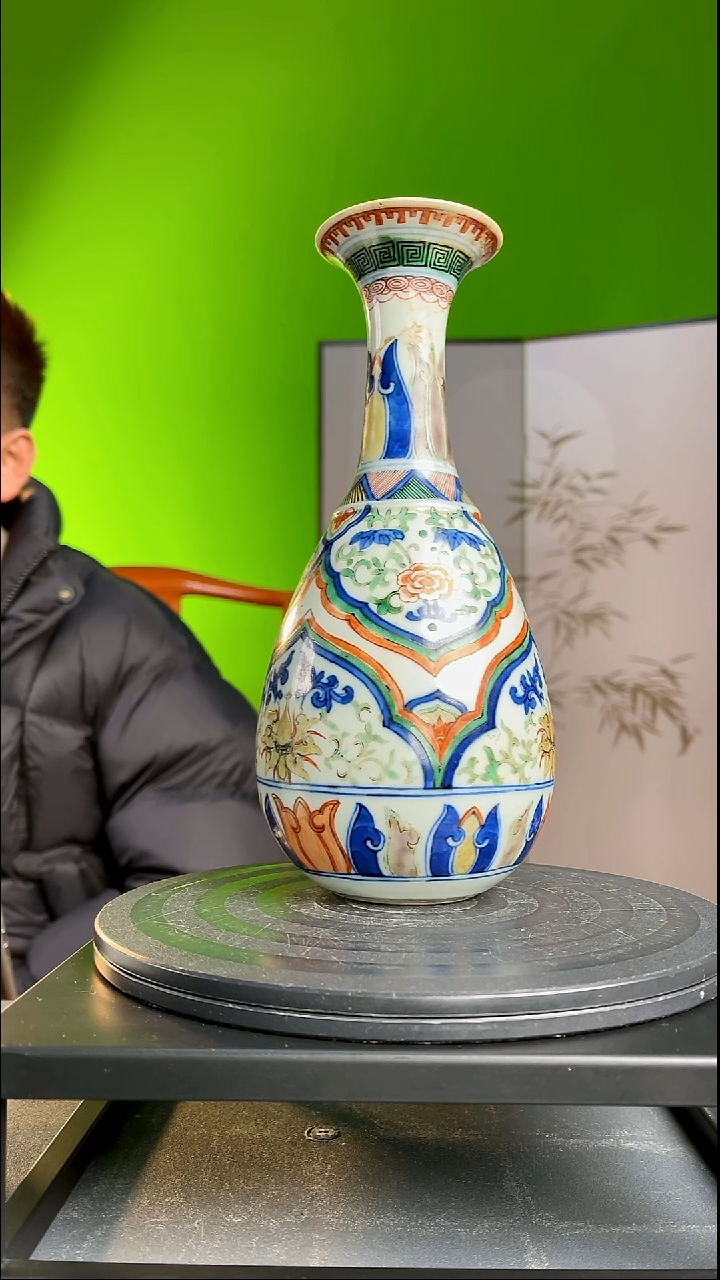 茶器用****5粉彩满工花瓶