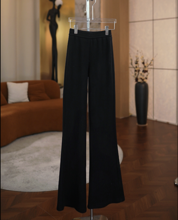 秋冬轻奢简约舒适感设计重工显瘦气质裤子JT-A2084