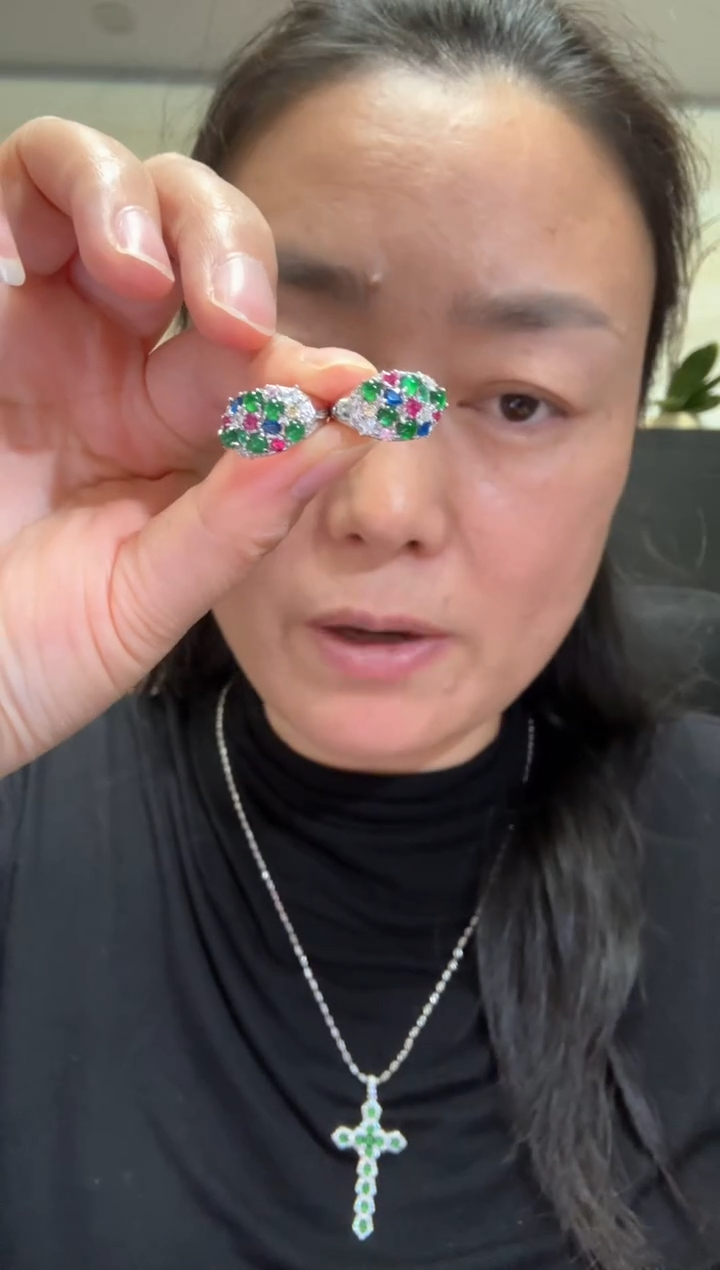 颈饰银S925镶嵌翡翠【多样性发其一】00008113