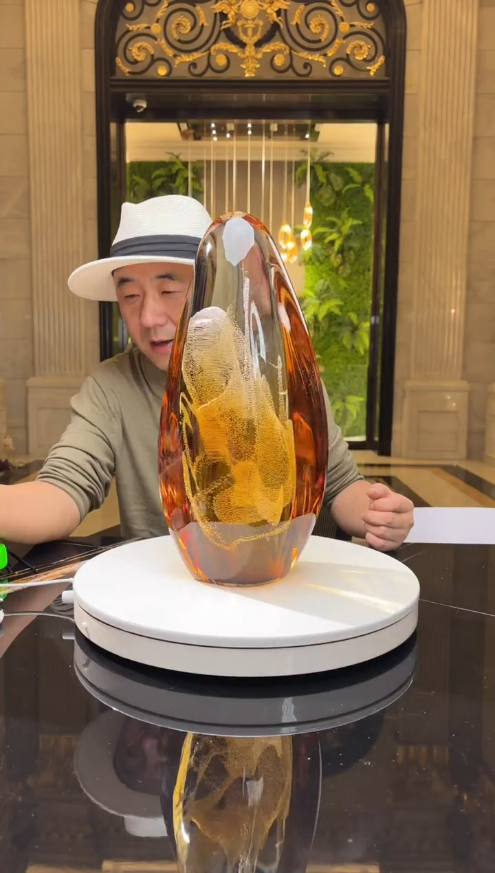 【闪购商品】摆件月虹艺术琉璃摆件W199