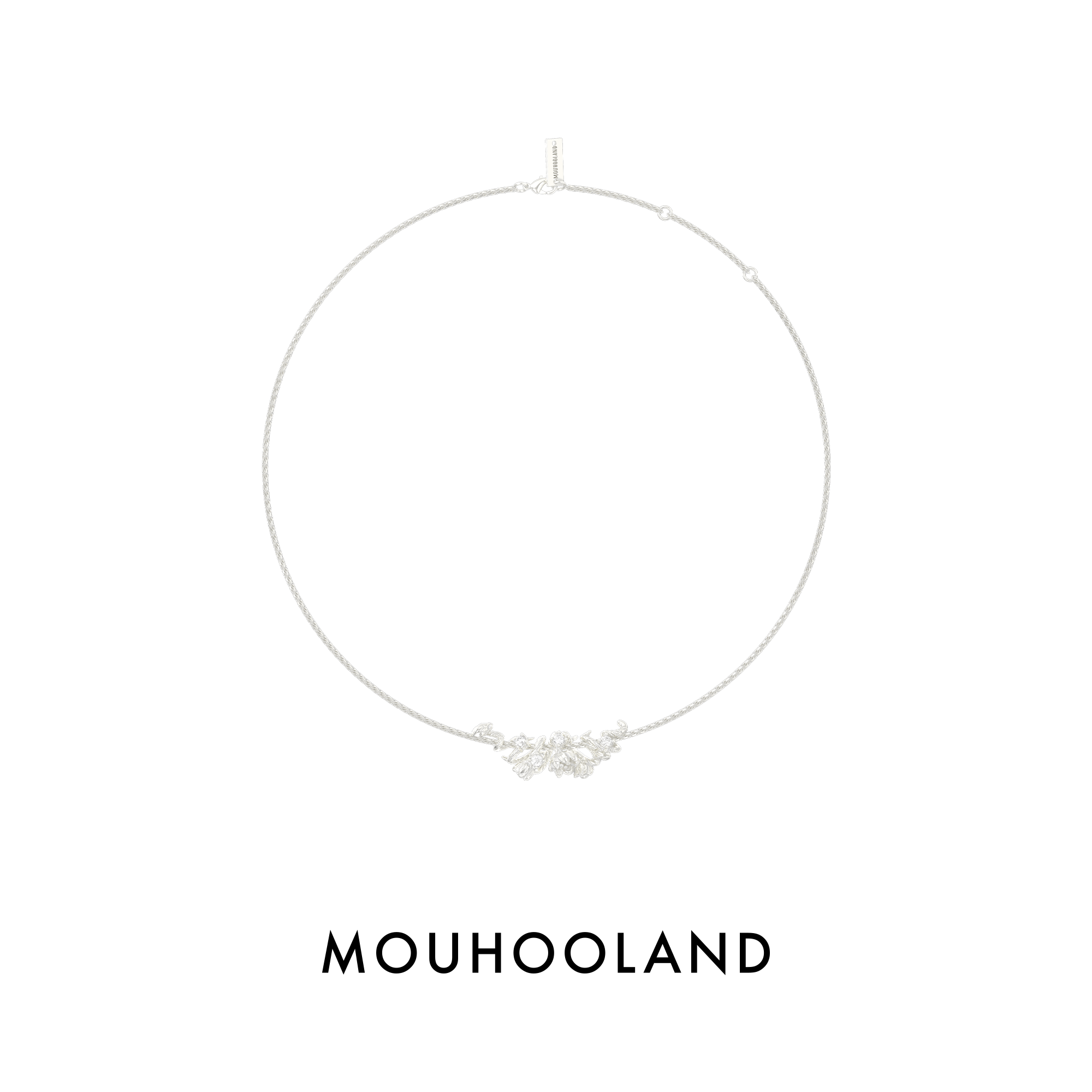 Mouhooland/暮后之地 吊坠925银 花藤项链新艺术系列小众