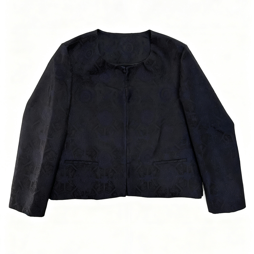 【八达晕丝毛外套】上久楷八达运丝毛螺钿丝外套 带钢印SXC002