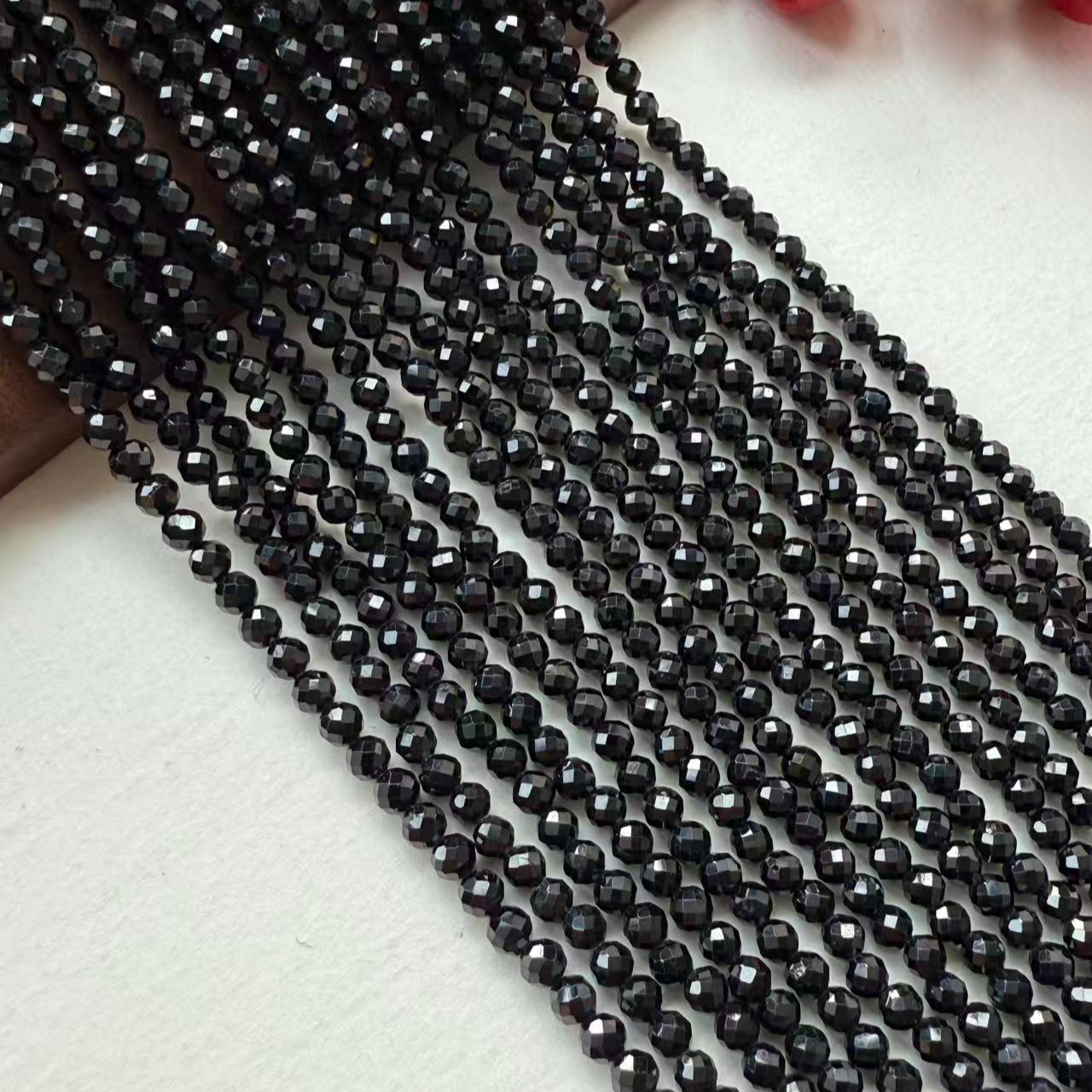 【黑尖金切面】diy半成品串珠