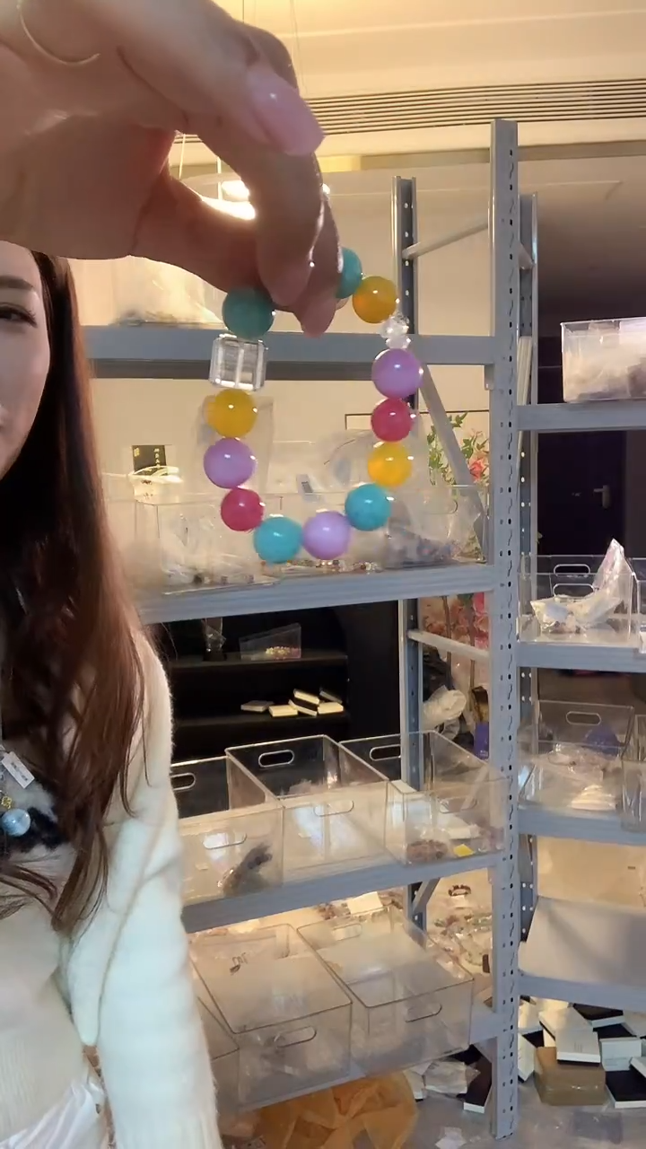 未镶嵌手串水晶多宝手串（645号