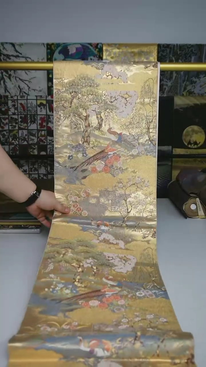 【闪购商品】织绣织锦86六通花鸟