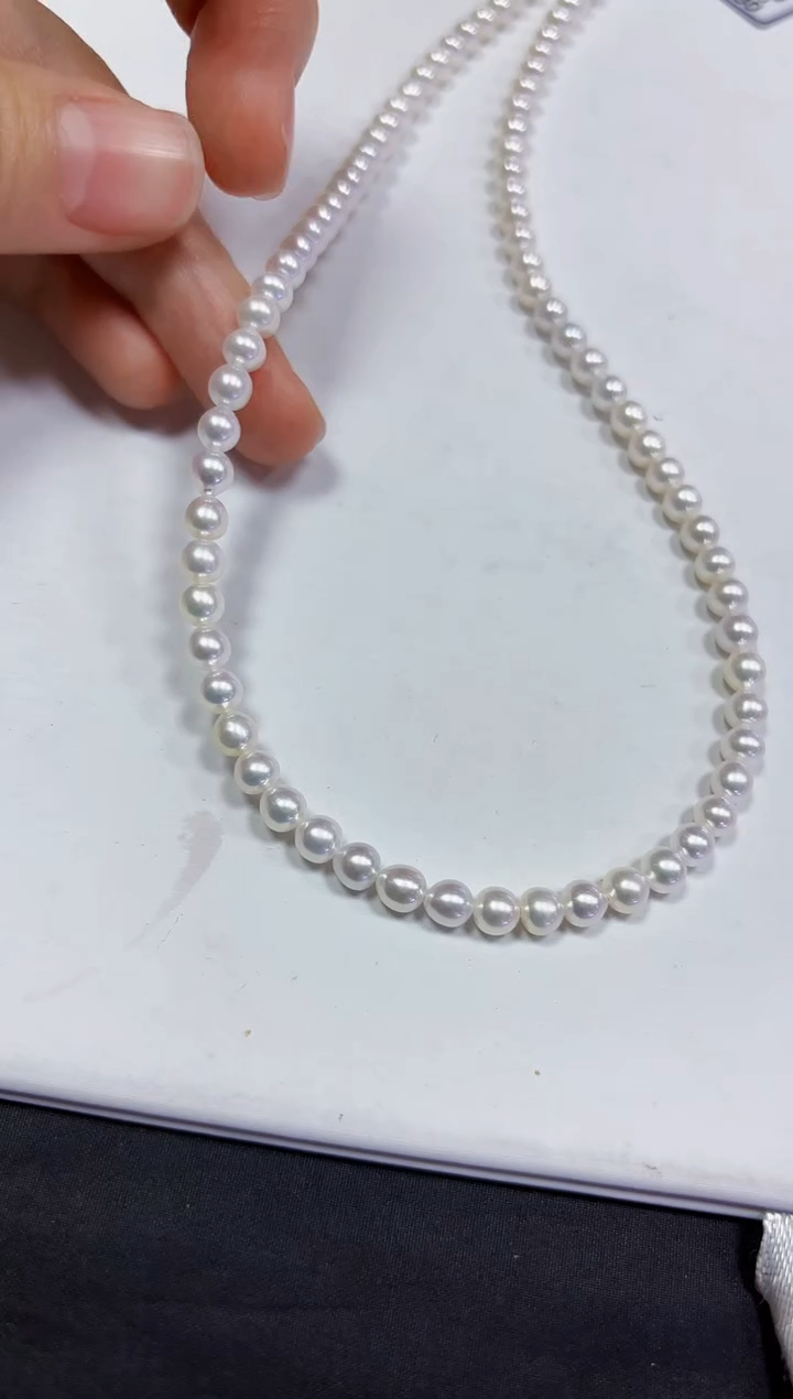 【闪购商品】淡水珍珠颈饰未镶嵌项链4-5