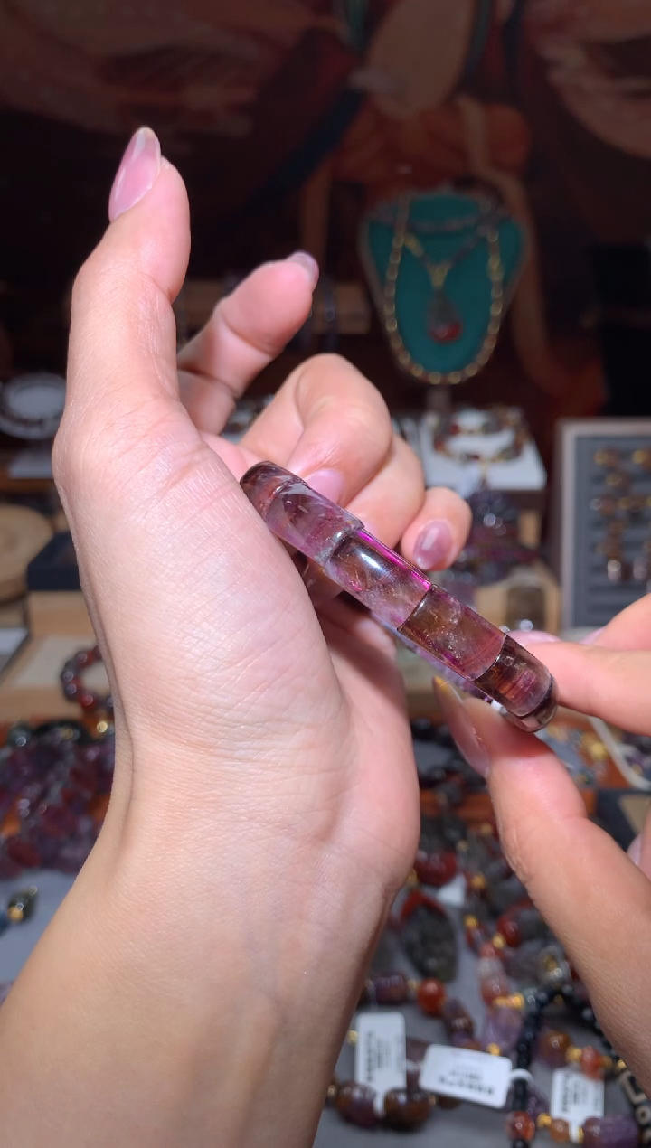 未镶嵌珠宝半成品水晶极光镯牌多样性发其1