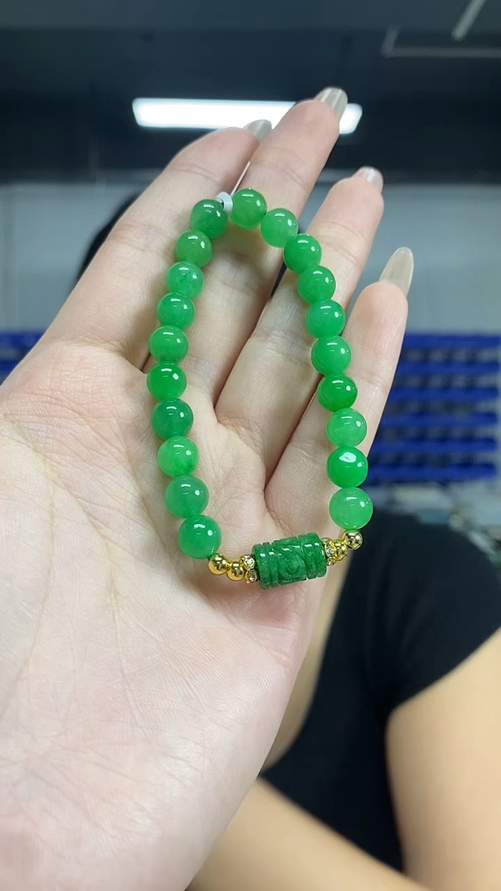 未镶嵌手链翡翠闪购链接 多样性发其一颜色微差