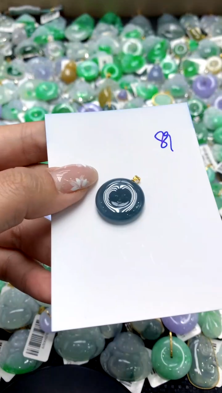 【闪购商品】翡翠颈饰18K金镶嵌111111111111111111