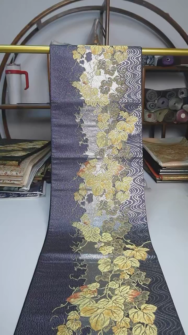 【闪购商品】织绣12西阵织六通葡萄纹