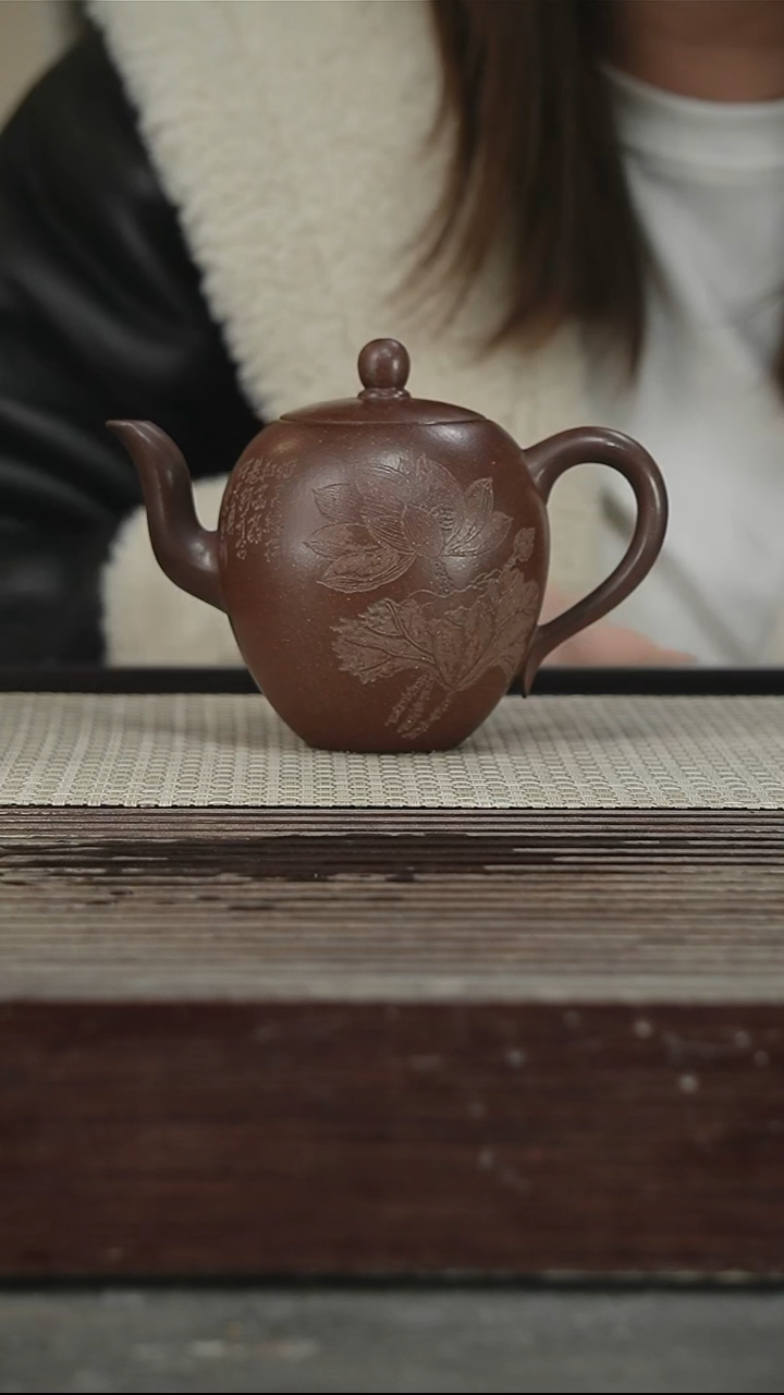 茶壶紫砂44号320CC