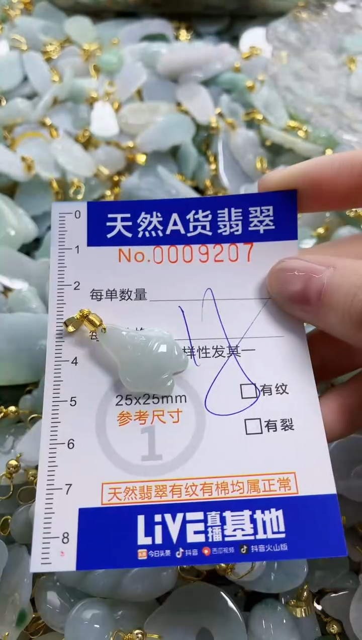 颈饰未镶嵌翡翠天然A货翡翠