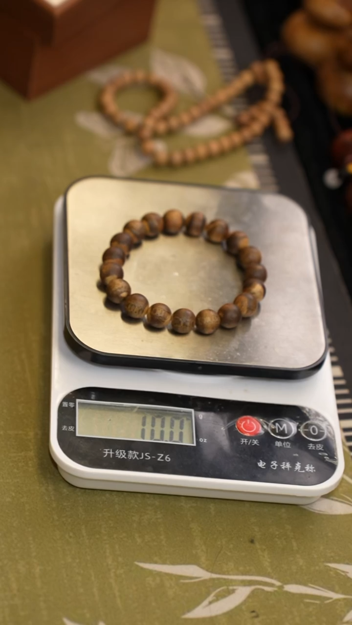 沉香手串10单圈黄金甲沉香10克