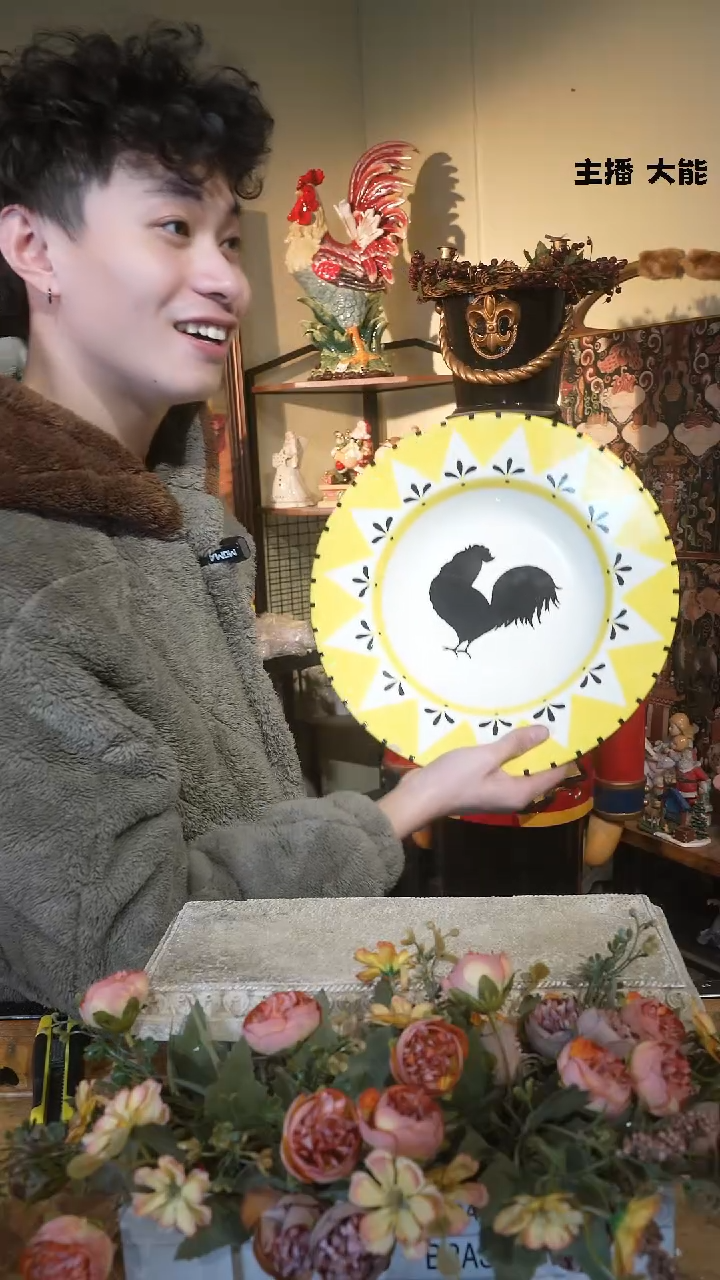 【闪购商品】默认微瑕高端树脂陶瓷摆件W152