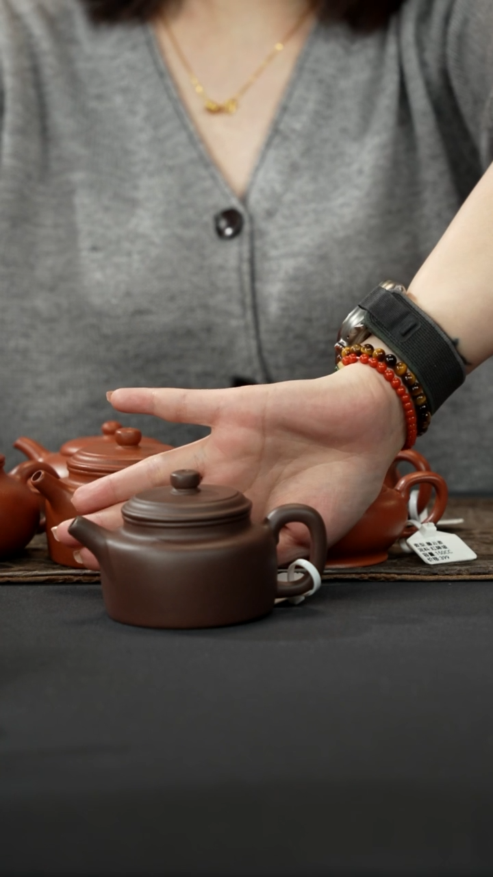 茶壶紫砂天青泥德钟150cc