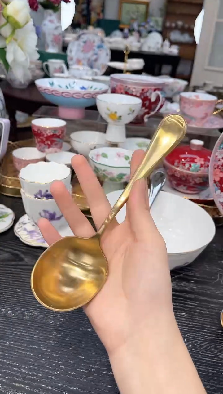 不锈钢嗦粉勺       