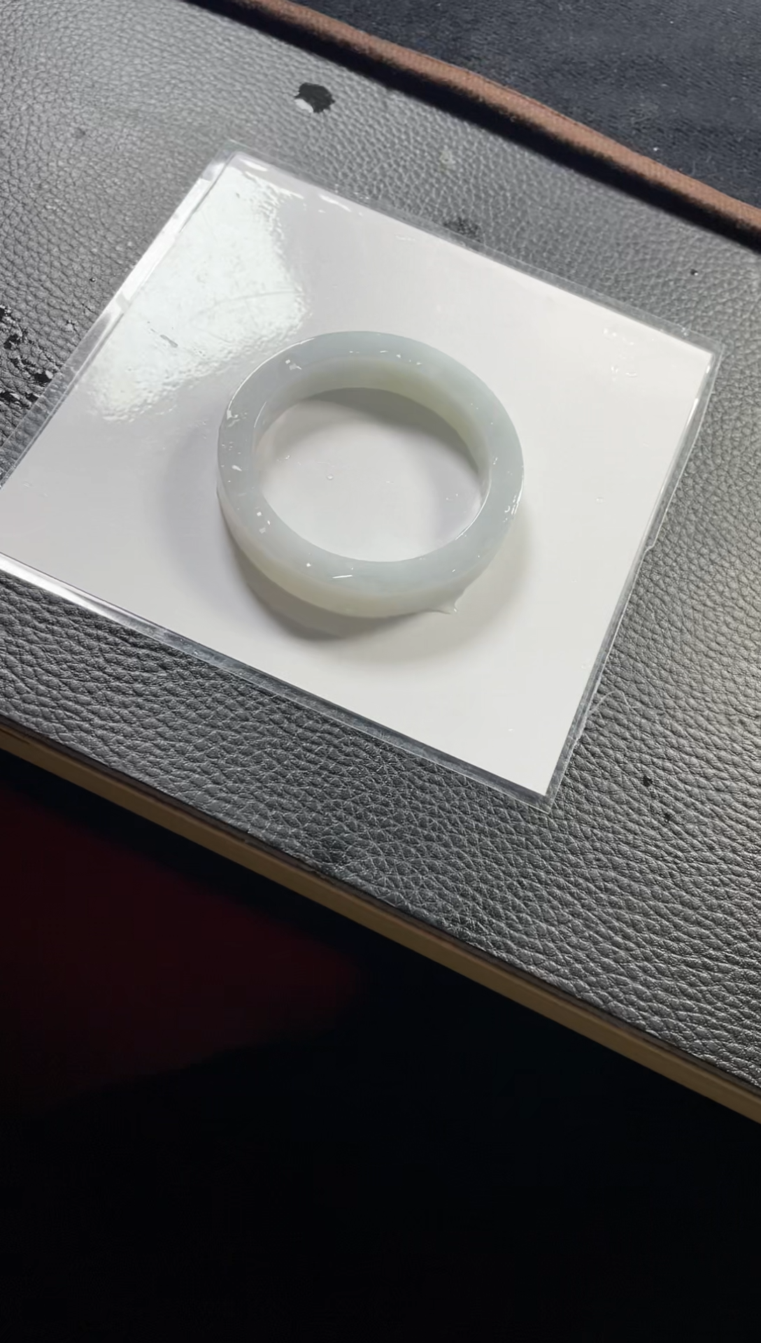 【闪购商品】定制翡翠手镯未镶嵌白冰定制手镯ZX4/DZS