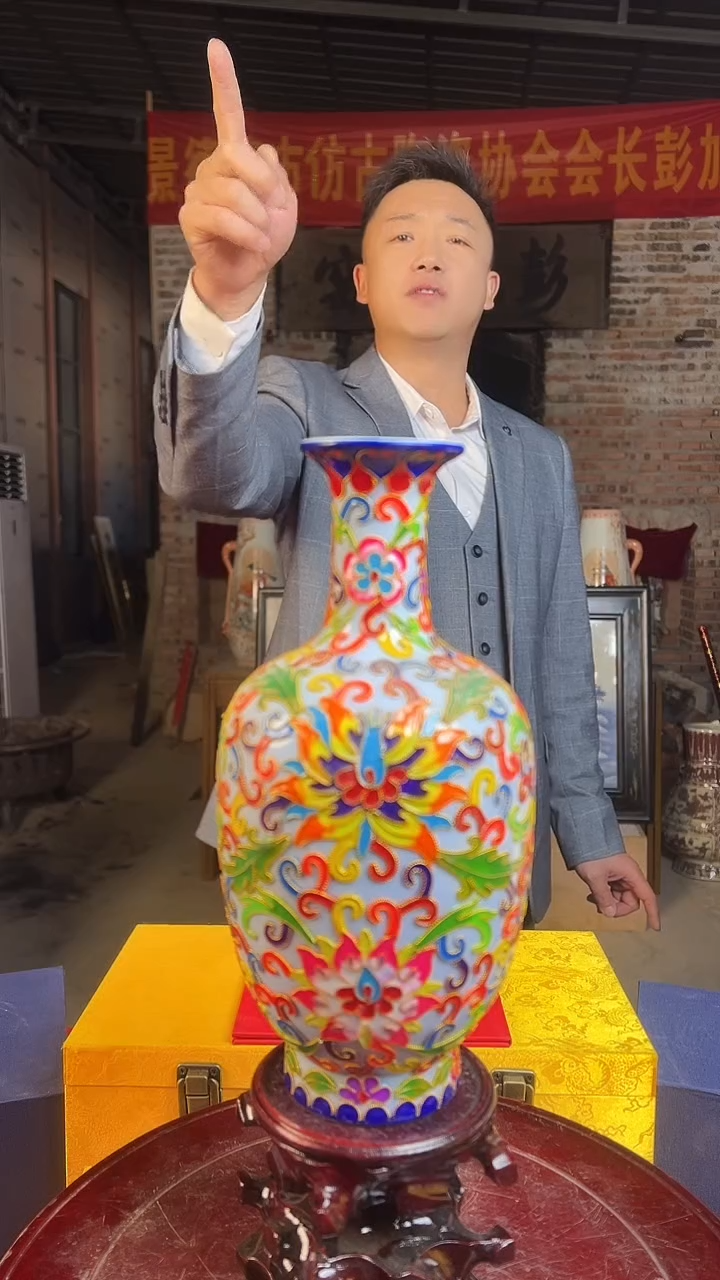 摆件陶景德镇陶瓷瓷器48