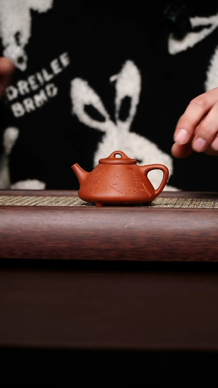 原矿手工红降坡子冶石瓢100CC煮雪