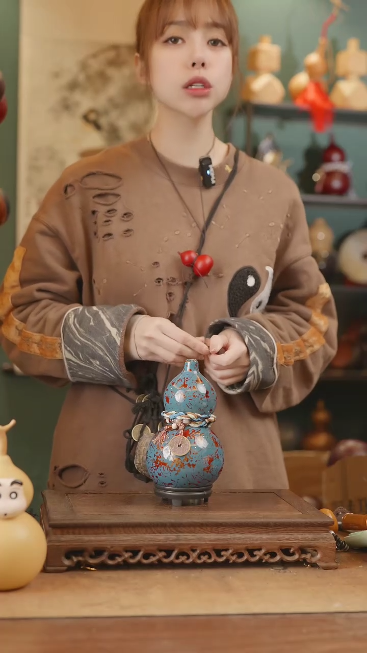 【闪购商品】200号精品天然大漆工艺防渗内胆酒葫芦~