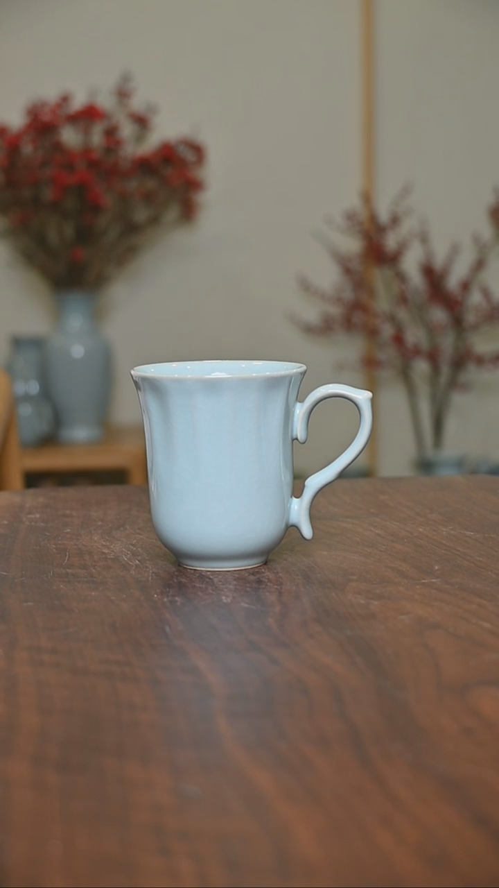 【闪购商品】其他咖啡杯200毫升天青釉 朱家款
