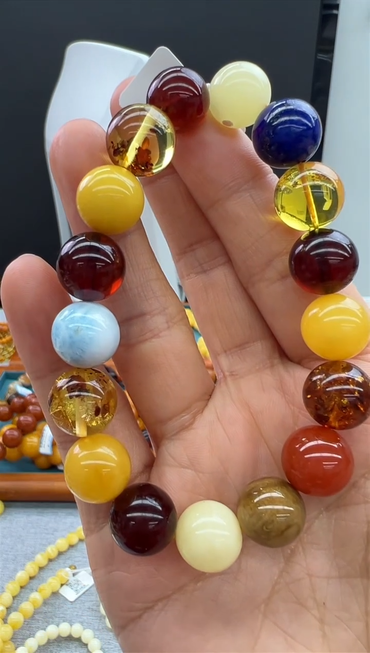 【闪购商品】琥珀手链未镶嵌744秒拍号