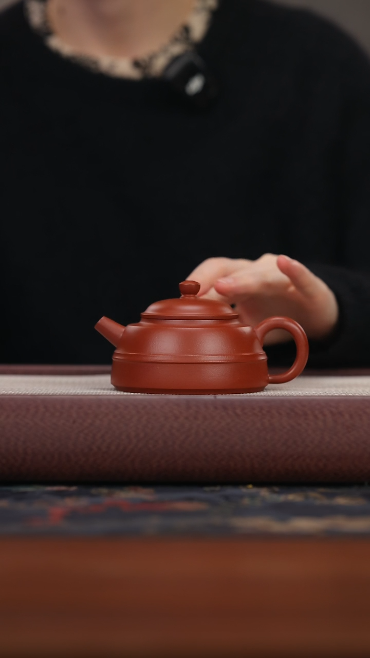 【闪购商品】紫砂茶壶hx底槽清 上腰圆200cc