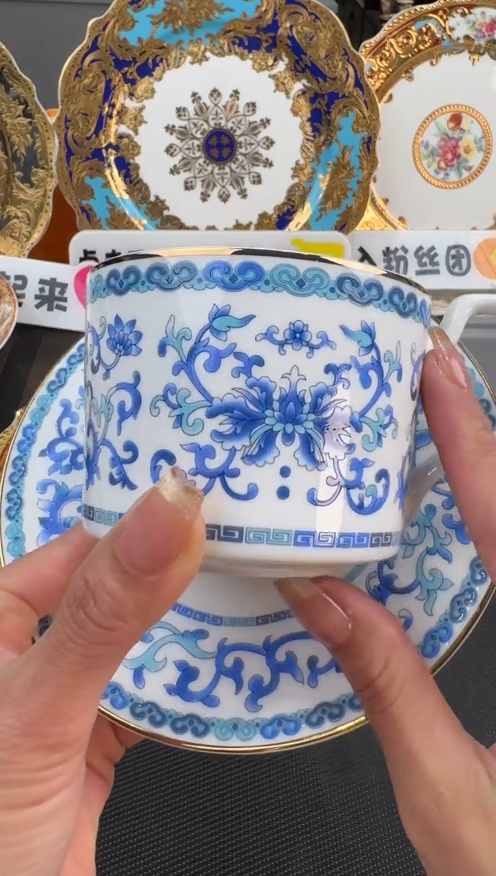 【闪购商品】瓷片咖啡杯碟福利款