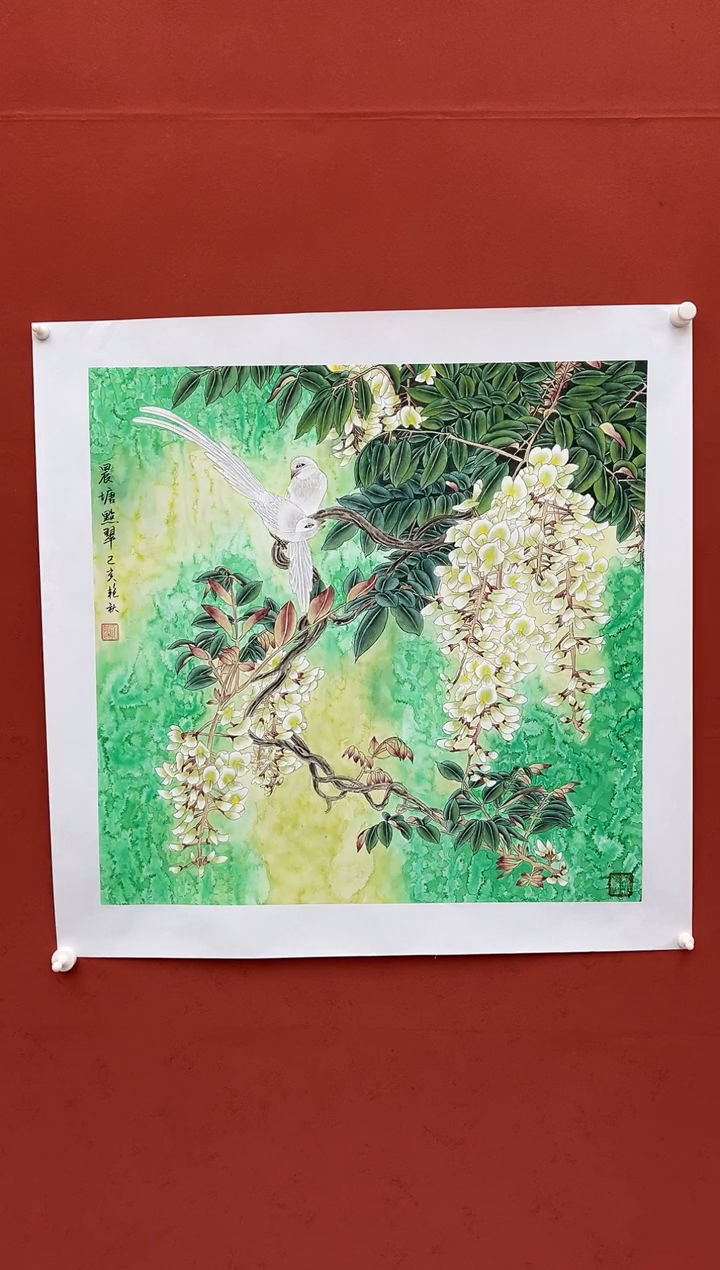 【闪购商品】国画晨塘点翠  70斗方