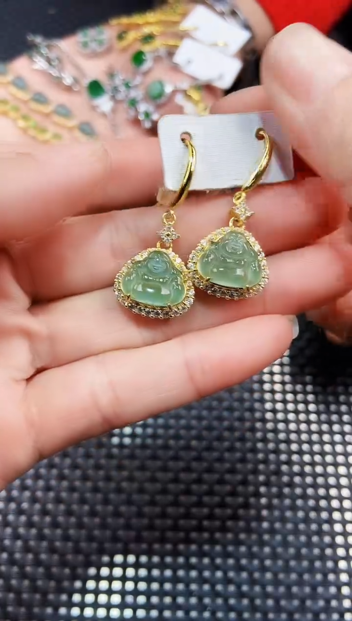 【闪购商品】翡翠耳饰未镶嵌111111111