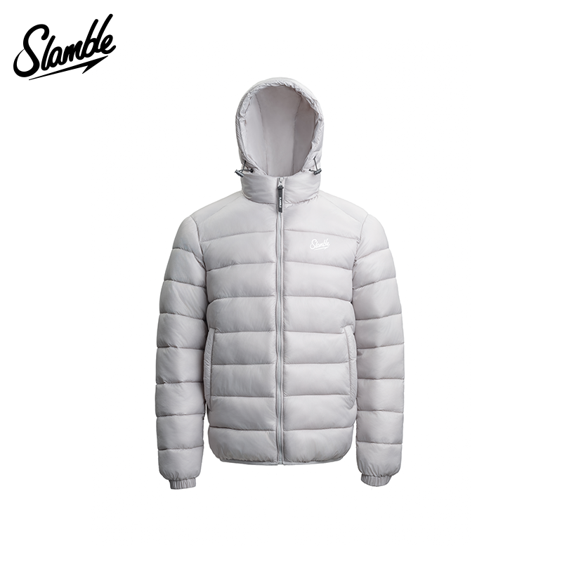 SLAMBLE大排骨轻羽棉服连帽防风运动男士棉衣保暖