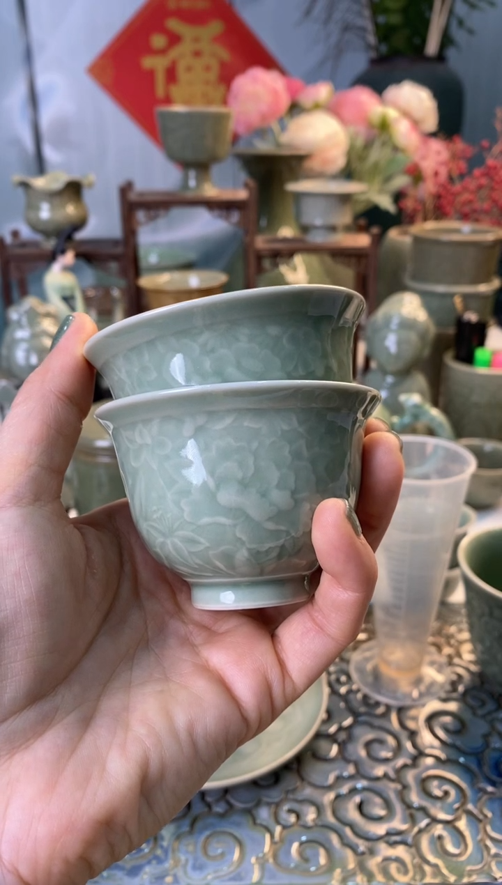 【闪购商品】一级 100018 百花小杯 两只