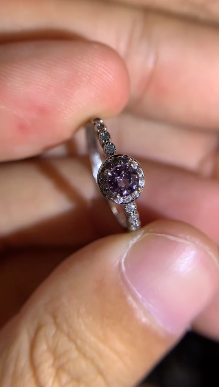 戒指合金尖晶石天然