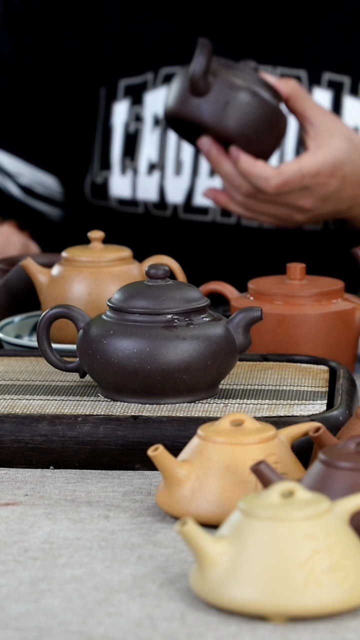 【闪购商品】紫砂茶壶原矿天青禅韵壶200cc