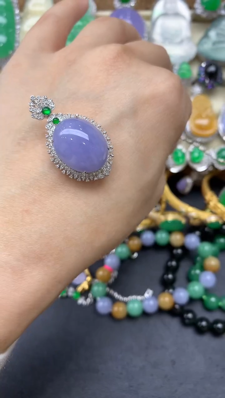 【闪购商品】翡翠颈饰18K金镶嵌199-中国好珍宝