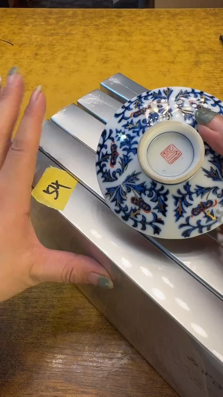 瓷器瓷器瑕疵破破54六件眼膜碗