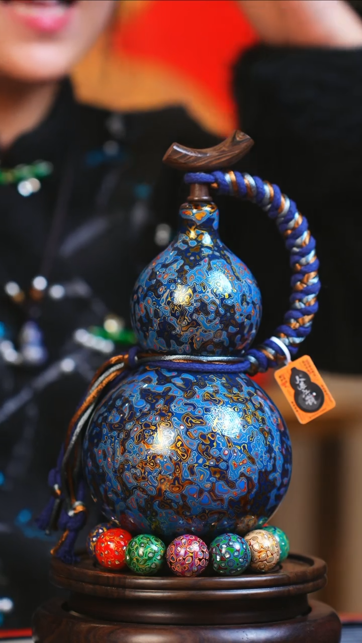 【闪购商品】JS197大师姐臻选非遗大漆酒葫芦