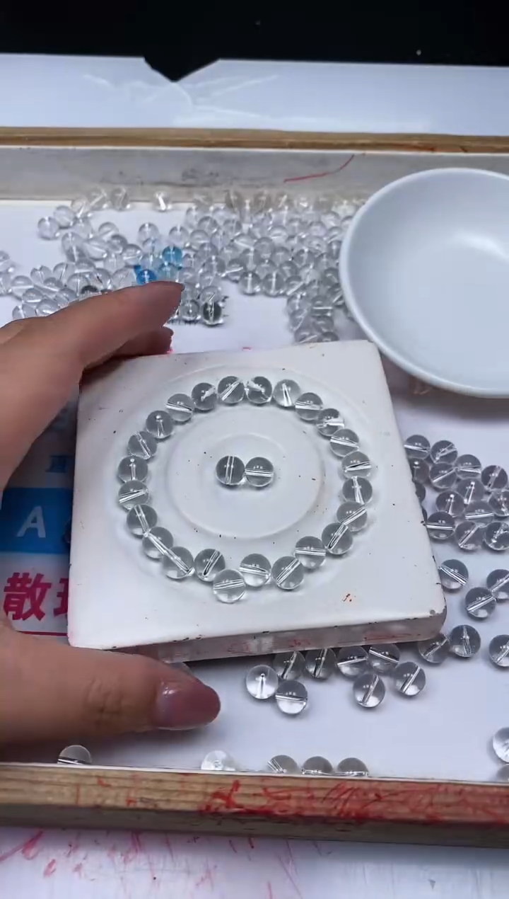 水晶珠宝半成品未镶嵌B1026 白水晶8mm25个9.9元