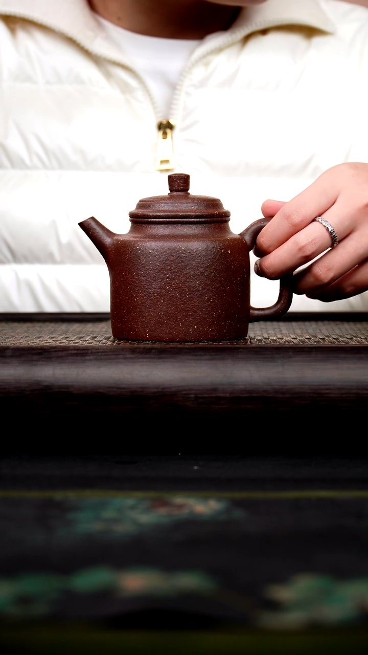 茶壶紫砂 大彬金砂 高德钟