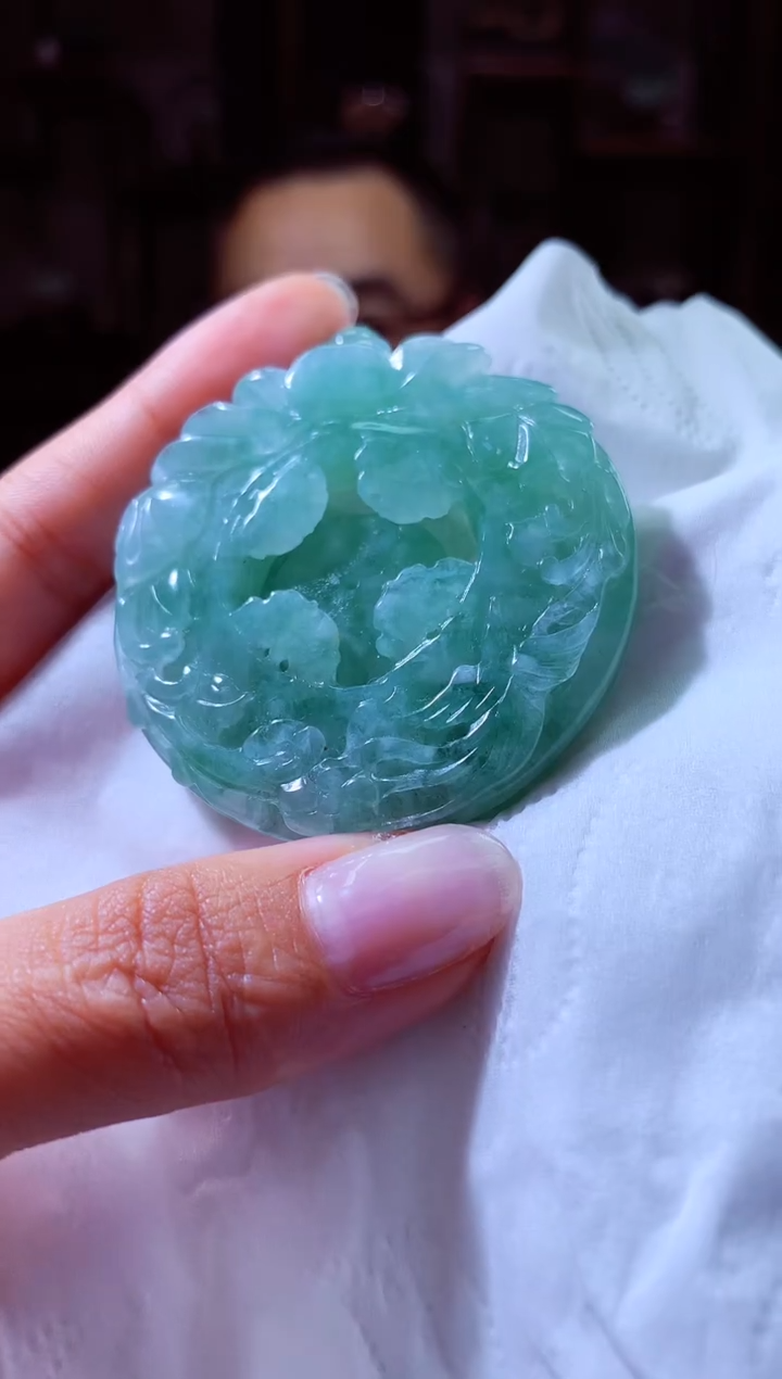 【闪购商品】定制翡翠未镶嵌L-@@YDWXJ21400054